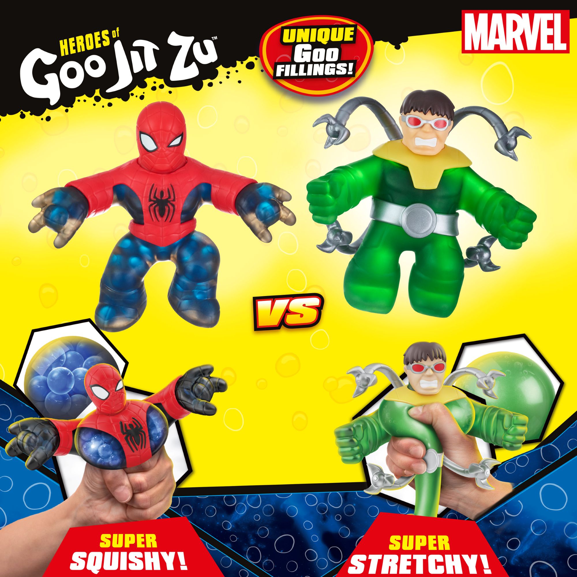 FIGURAS DE ACCION HEROES OF GOO JIT ZU PACK SPIDER MAN Y - 5