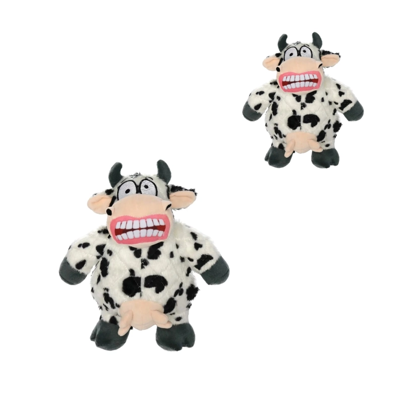 JUGUETE VIP PRODUCTS ANIMALES ENOJADOS VACA 10.2X26.7X30.5 CM ANSALDO - 2