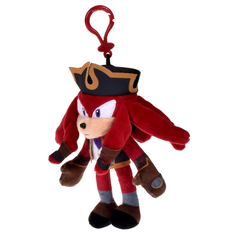 PELUCHE SONIC COLECCION KNUCKLES CON CLIP PARA COLGAR - 5