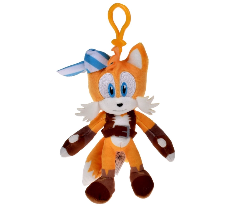 PELUCHE SONIC COLECCION TAILS CON CLIP PARA COLGAR - 1