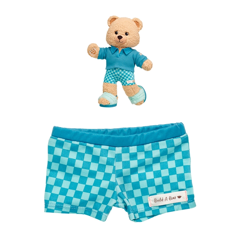 SHORT CUADRILLE BUILD A BEAR AZUL PARA PELUCHE - 2