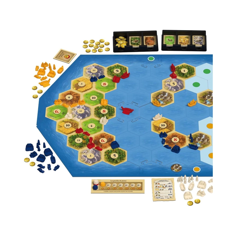 JUEGO DE MESA EXPANSION PIRATAS Y EXPLORADORES DE CATAN - 7