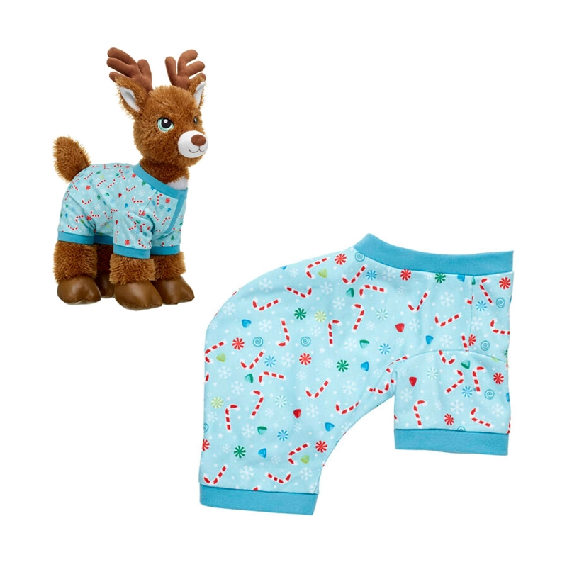 PIJAMA BUILD A BEAR CELESTE DULCES NAVIDEÑOS - 2