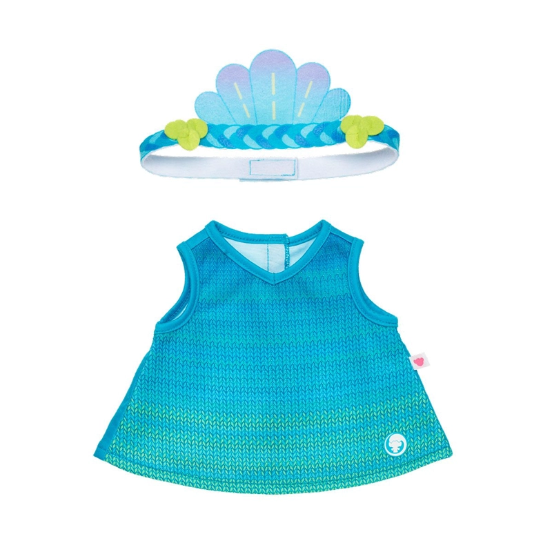 VESTIDO AZUL POPPY TROLLS BUILD-A-BEAR - 1