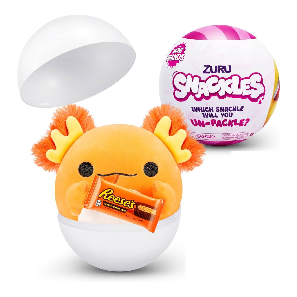 PELUCHE 5 SURPRISE COLECCION SNACKLES 12 CM - 1