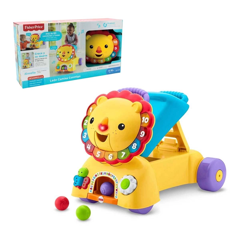 FISHER PRICE LEON CAMINA CONMIGO MATTEL - 1