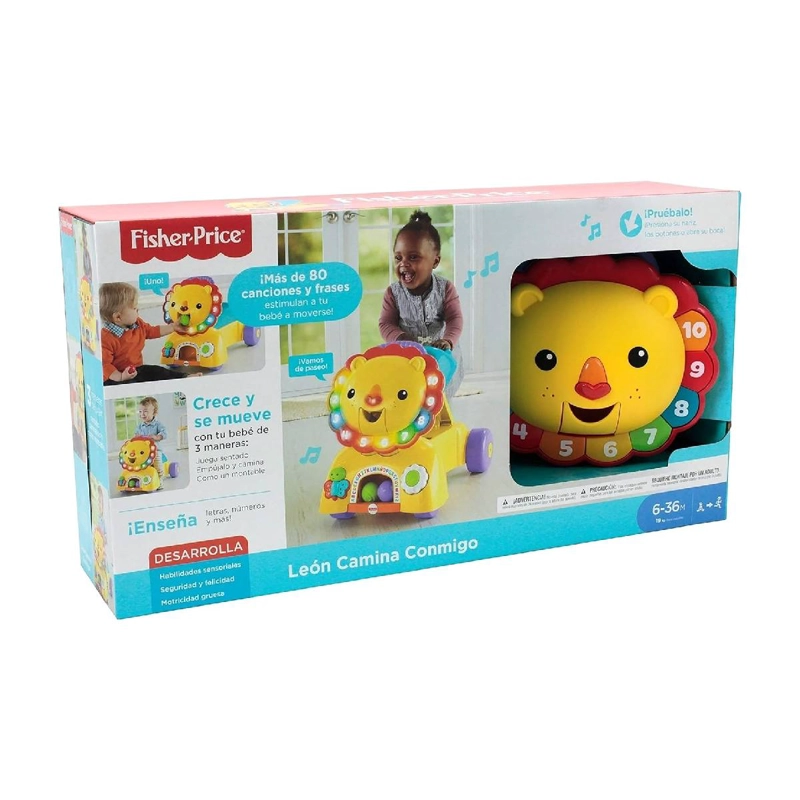 FISHER PRICE LEON CAMINA CONMIGO MATTEL - 3