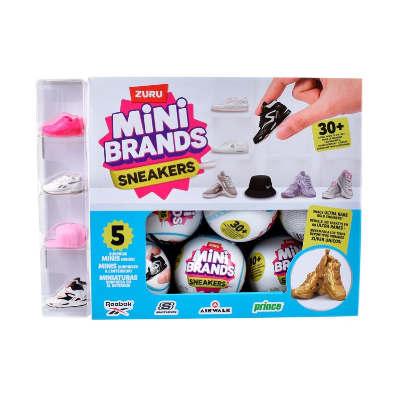 FIGURA DE ACCIÓN MINI BRANDS BOLA CON 5 SORPRESAS SERIE SNEAKERS DE ZURU - 8
