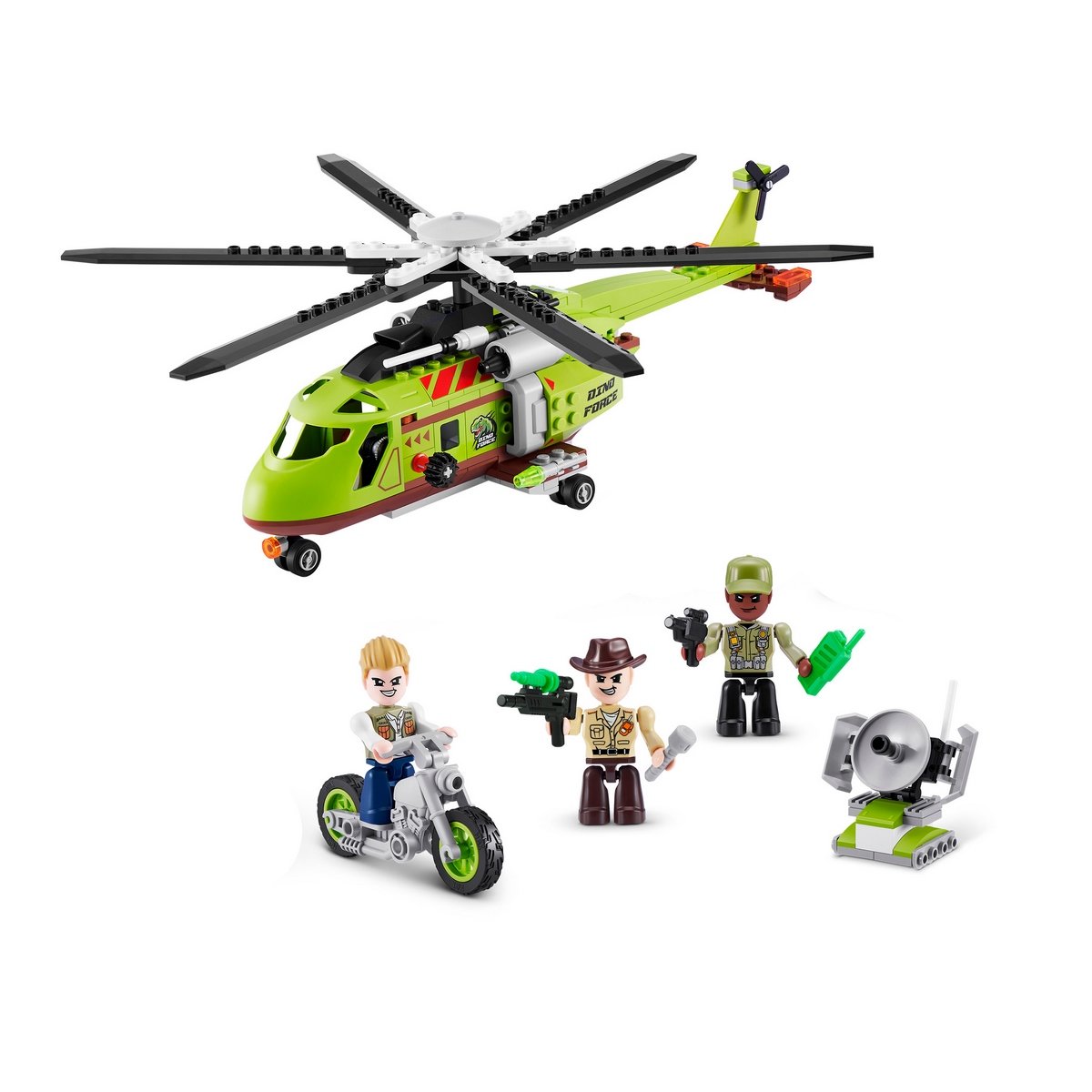 SET 571 BLOQUES MAX MULTICOLOR MAS DINI ESCAPE EN CAJA DE ZURU - 2