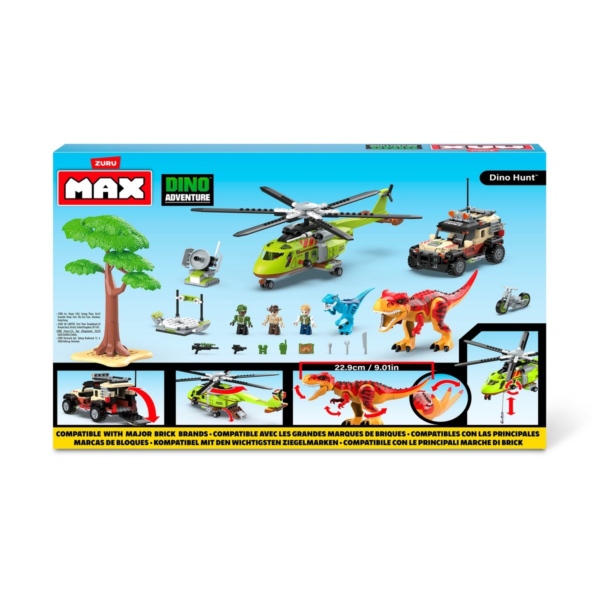 SET 571 BLOQUES MAX MULTICOLOR MAS DINI ESCAPE EN CAJA DE ZURU - 4