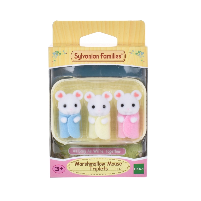 FIGURAS SYLVANIAN FAMILIES TRILLIZOS RATON MARSHMALLOW - 2
