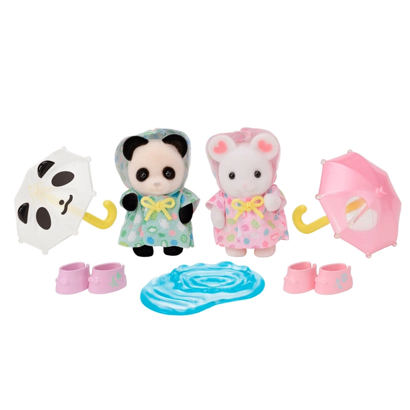 AMIGOS DE LA GUARDERIA DIA DE LLUVIA SYLVANIAN FAMILIES - 1