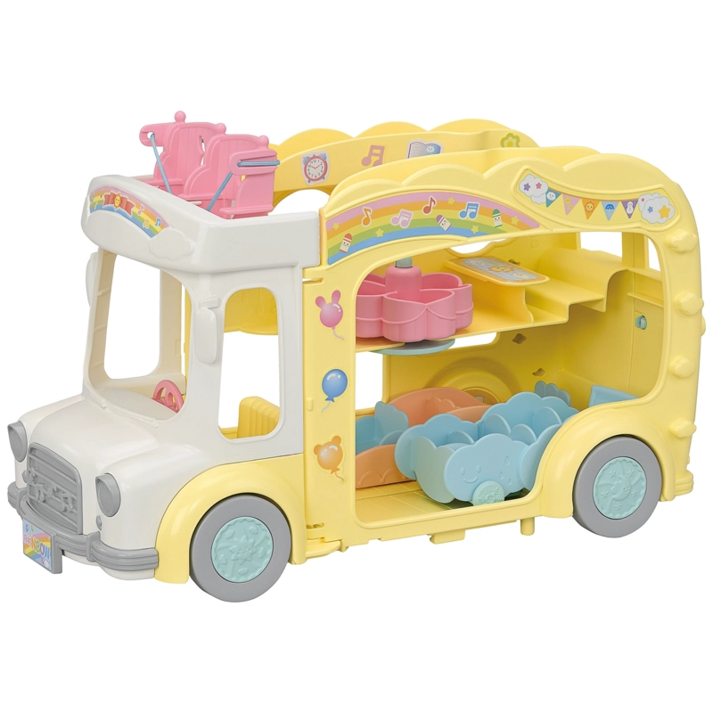 PLAYSET SYLVANIAN FAMILIES AUTOBUS ARCOIRIS PARA BEBE - 1
