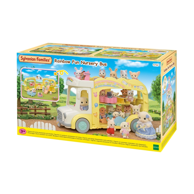 PLAYSET SYLVANIAN FAMILIES AUTOBUS ARCOIRIS PARA BEBE - 3