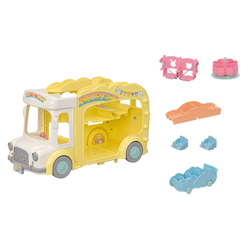 PLAYSET SYLVANIAN FAMILIES AUTOBUS ARCOIRIS PARA BEBE - 5