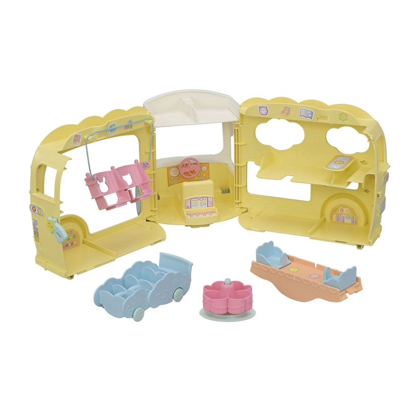 PLAYSET SYLVANIAN FAMILIES AUTOBUS ARCOIRIS PARA BEBE - 6