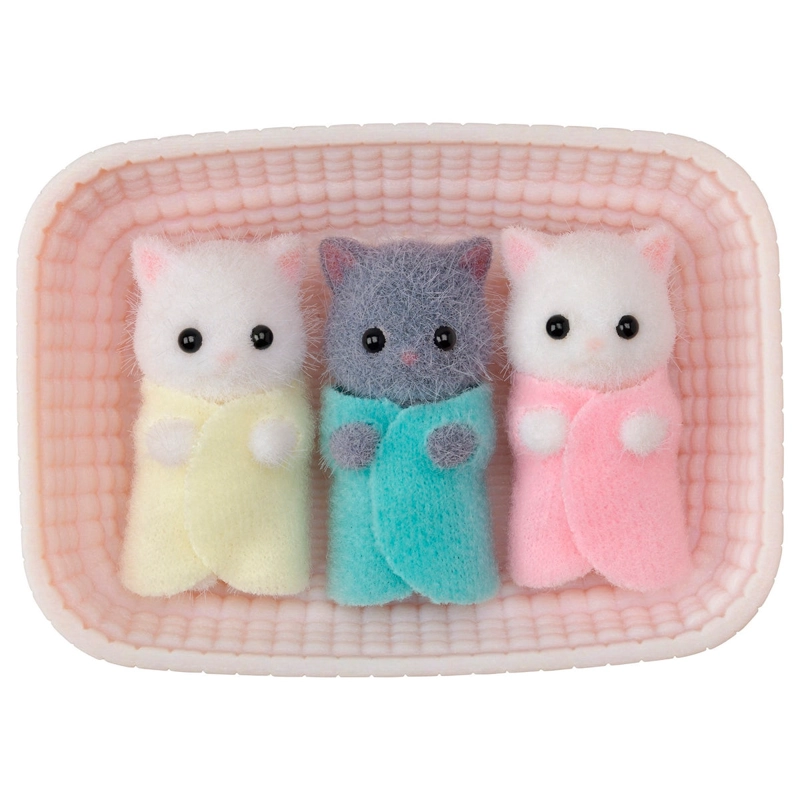 TRILLIZOS GATO PERSA SYLVANIAN FAMILIES - 1