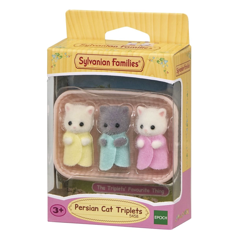 TRILLIZOS GATO PERSA SYLVANIAN FAMILIES - 2