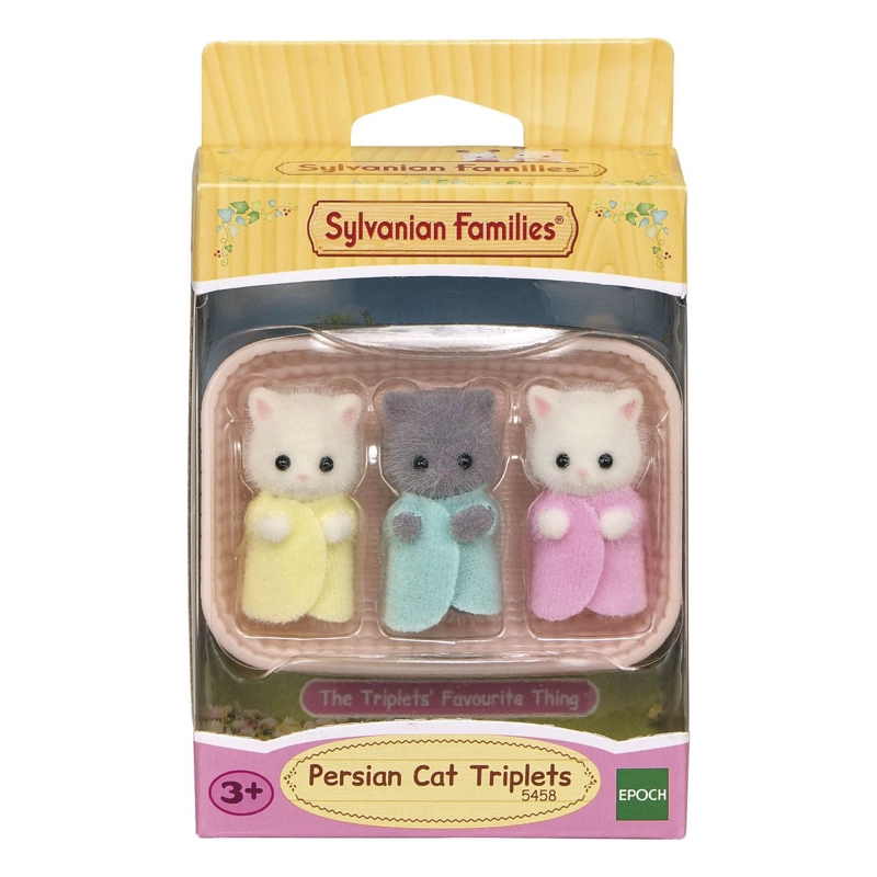 TRILLIZOS GATO PERSA SYLVANIAN FAMILIES - 3