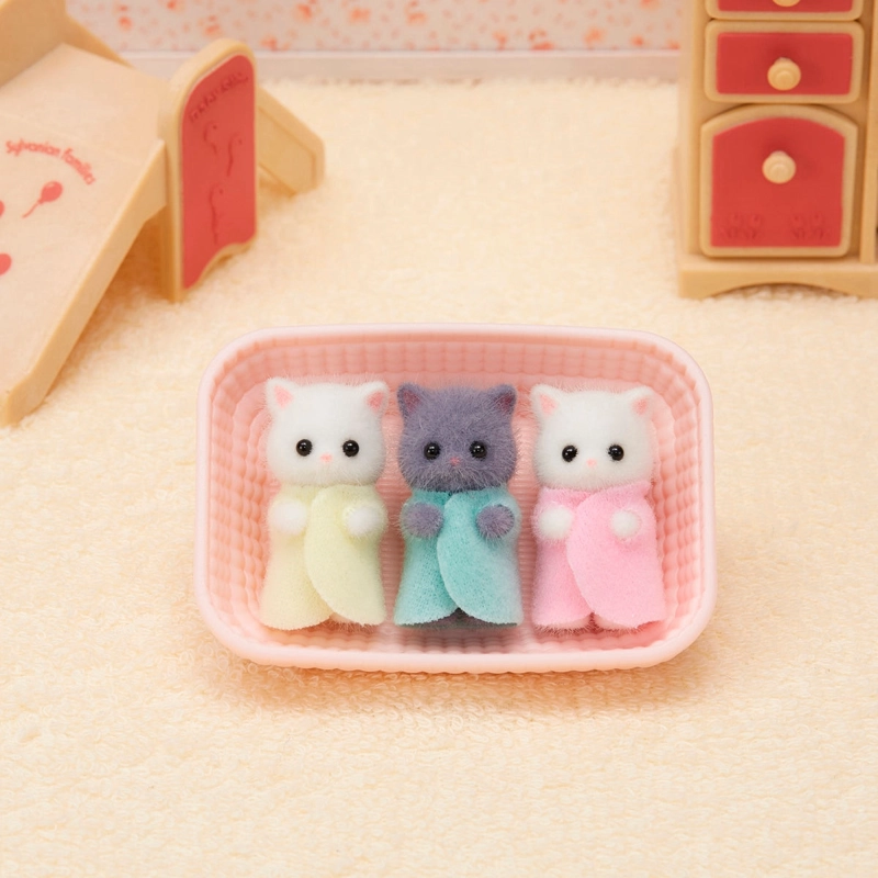TRILLIZOS GATO PERSA SYLVANIAN FAMILIES - 7
