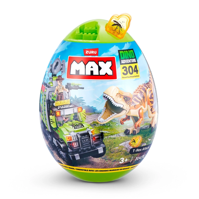 BLOQUES MAX DINO ESCAPE 310 PIEZAS EN HUEVO DE ZURU - 5