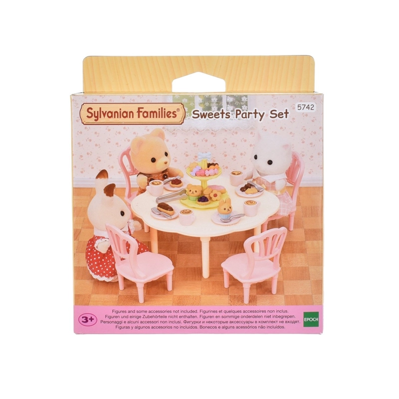 SET FIESTA DULCES SYLVANIAN FAMILIES FIGURAS Y ACCESORIOS - 3