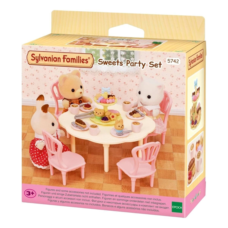 SET FIESTA DULCES SYLVANIAN FAMILIES FIGURAS Y ACCESORIOS - 4