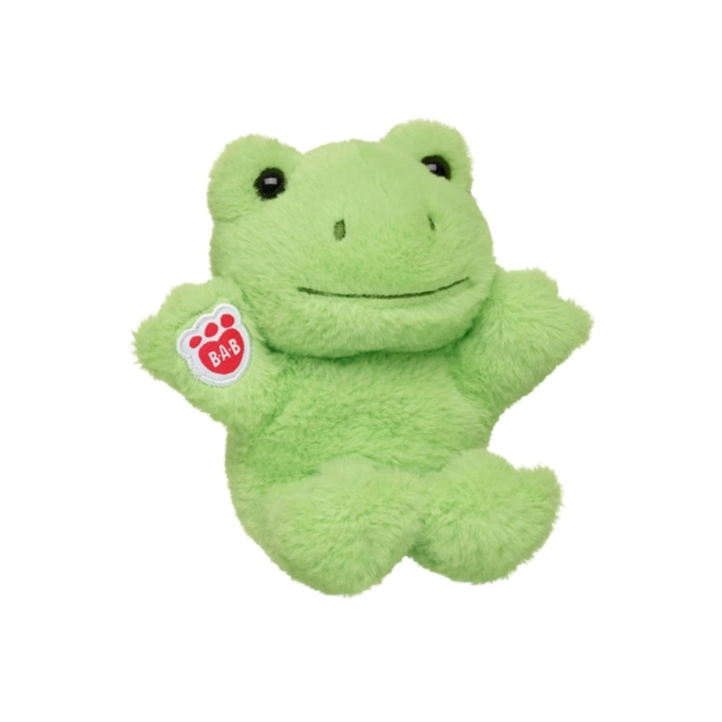 MINI PELUCHE BUILD A BEAR RANA VERDE BEAN - 1