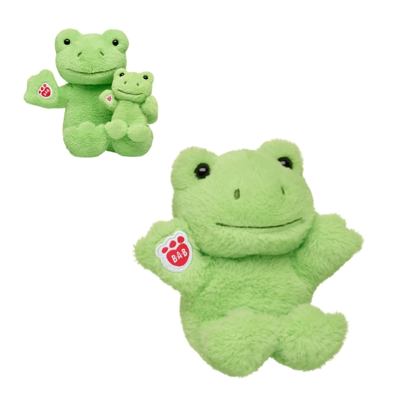 MINI PELUCHE BUILD A BEAR RANA VERDE BEAN - 2