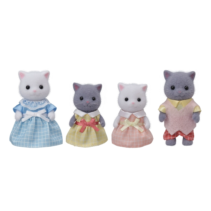 PLAYSET FIGURAS SYLVANIAN FAMILIES FAMILIA GATO PERSA