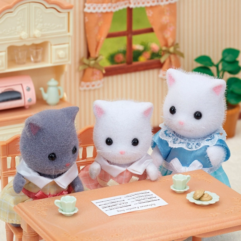PLAYSET FIGURAS SYLVANIAN FAMILIES FAMILIA GATO PERSA - 6