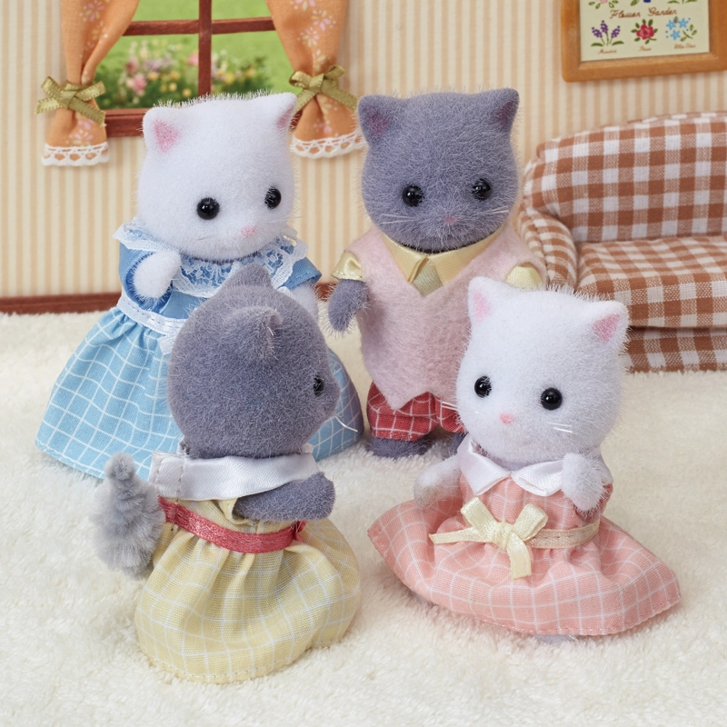 PLAYSET FIGURAS SYLVANIAN FAMILIES FAMILIA GATO PERSA - 8