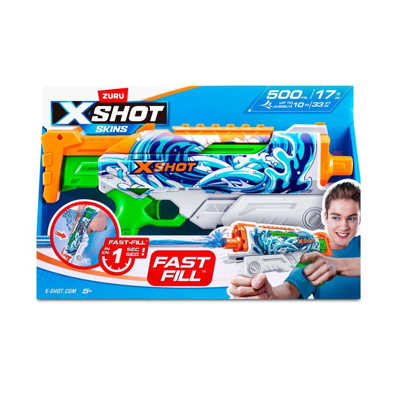 LANZA AGUA X SHOT 500 ML SISTEMA LLENADO RAPIDO - WAVES - 5