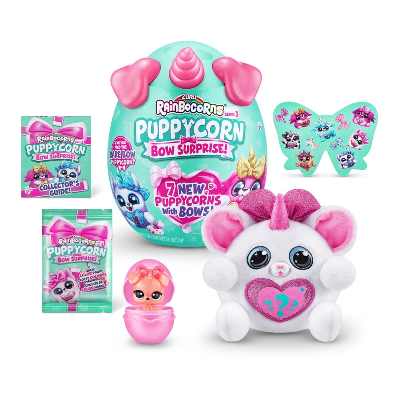 HUEVO SORPRESA PUPPYCORN RAINBOCORNS - ROSADO - 1