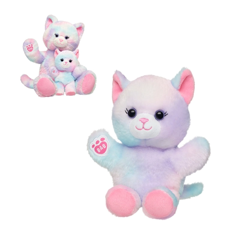 MINI PELUCHE BUILD A BEAR GATITA PASTEL - 1