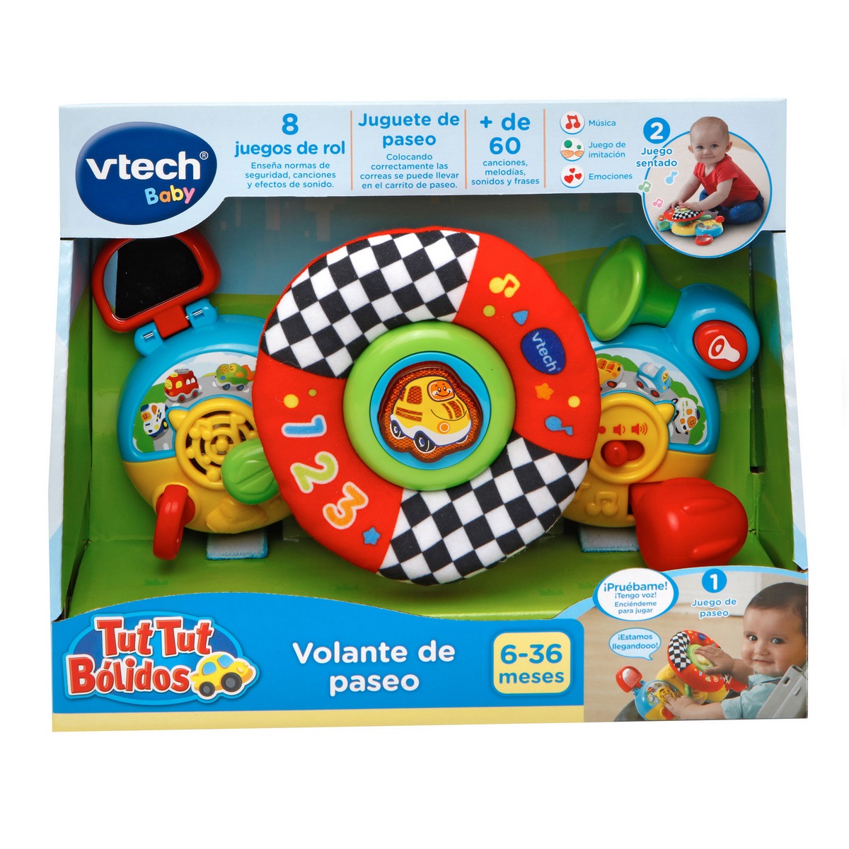 VOLANTE DE PASEO VTECH JUGUETE EDUCATIVO PARA BEBE - 3