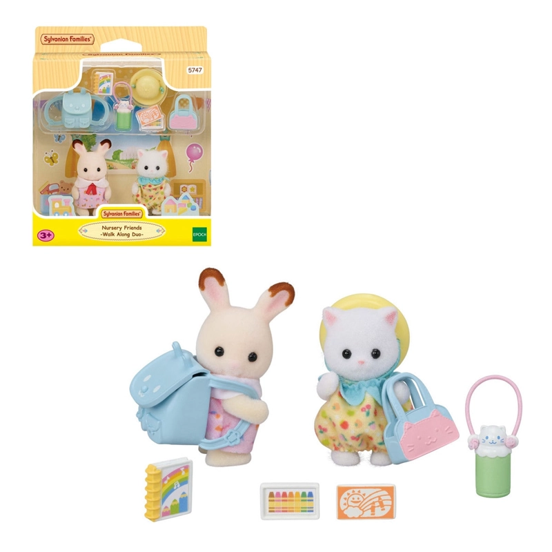 EL DUO DE BEBES DE PASEO SYLVANIAN FAMILIES - 1