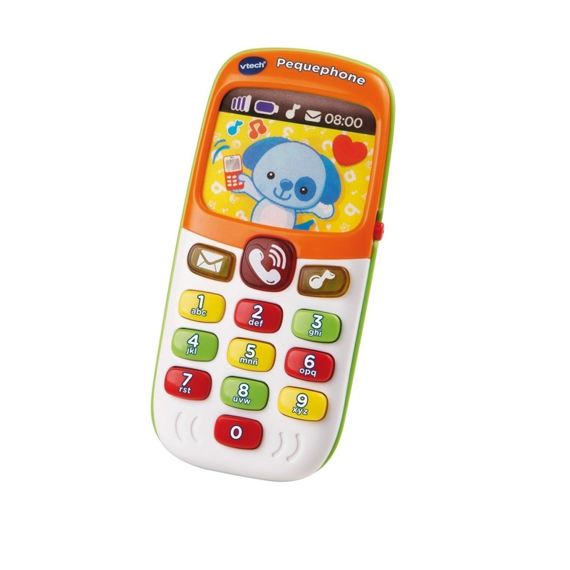 JUGUETE INTERACTIVO VTECH PEQUEPHONE BILINGUE MULTICOLOR - 1