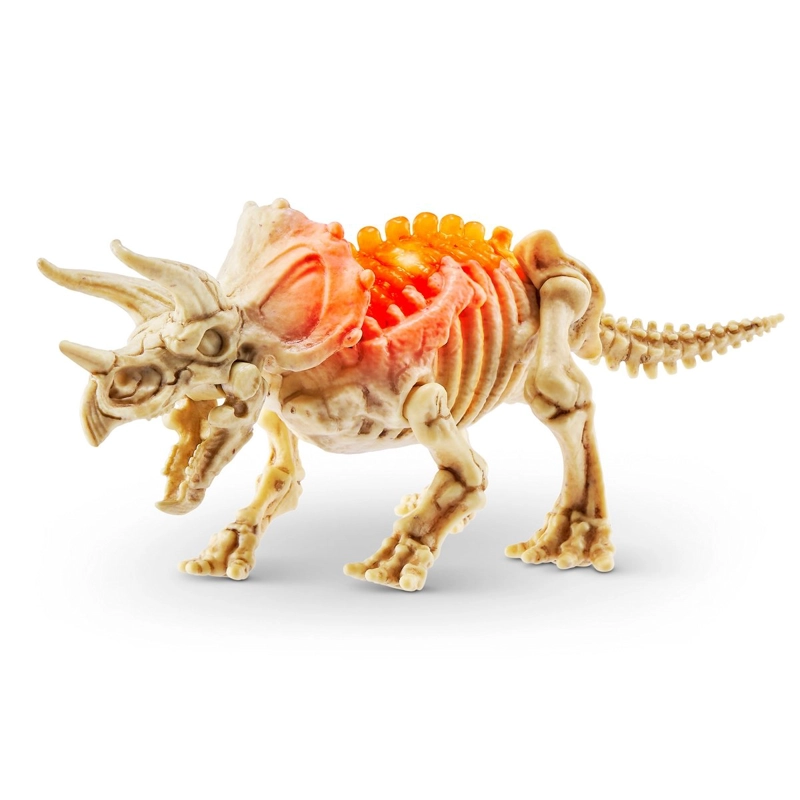 MINI HUEVO ANSALDO MULTICOLOR ROBO ALIVE CON FOSIL DE DINODAURIO DE ZURU - 5
