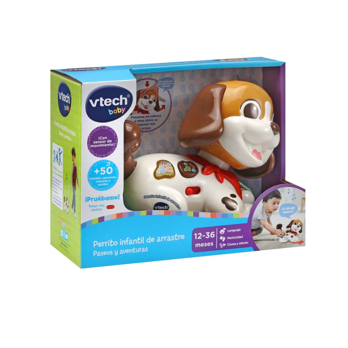 PERRITO DE ARRASTRE VTECH EDUCATIVO Y MUSICAL - 2