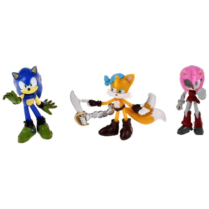 PACK 3 FIGURAS SONIC DE 7 CMS - PACK-2 DR EGGMAN - 1