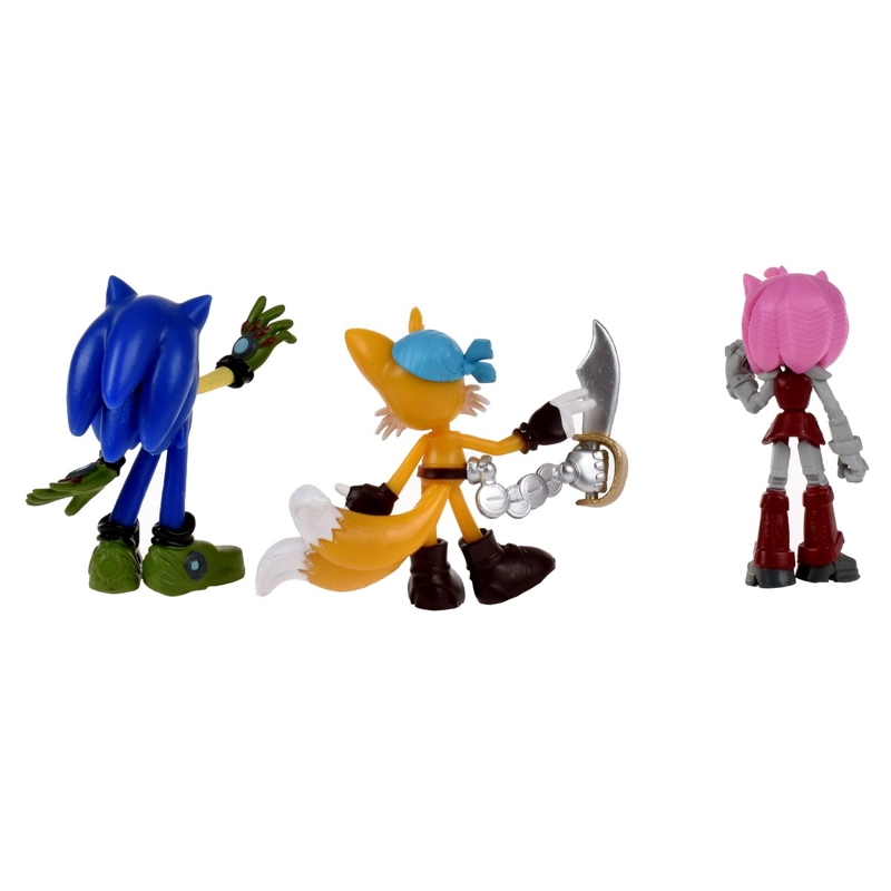 PACK 3 FIGURAS SONIC DE 7 CMS - PACK-2 DR EGGMAN - 3