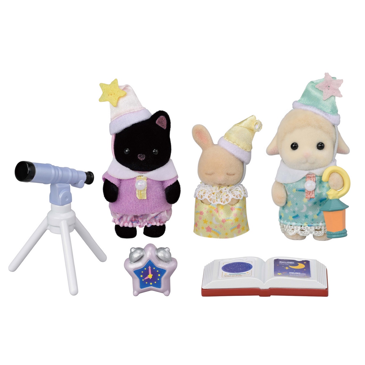 PLAYSET FIGURAS SYLVANIAN FAMILIES FIESTA DE PIJAMAS - 1
