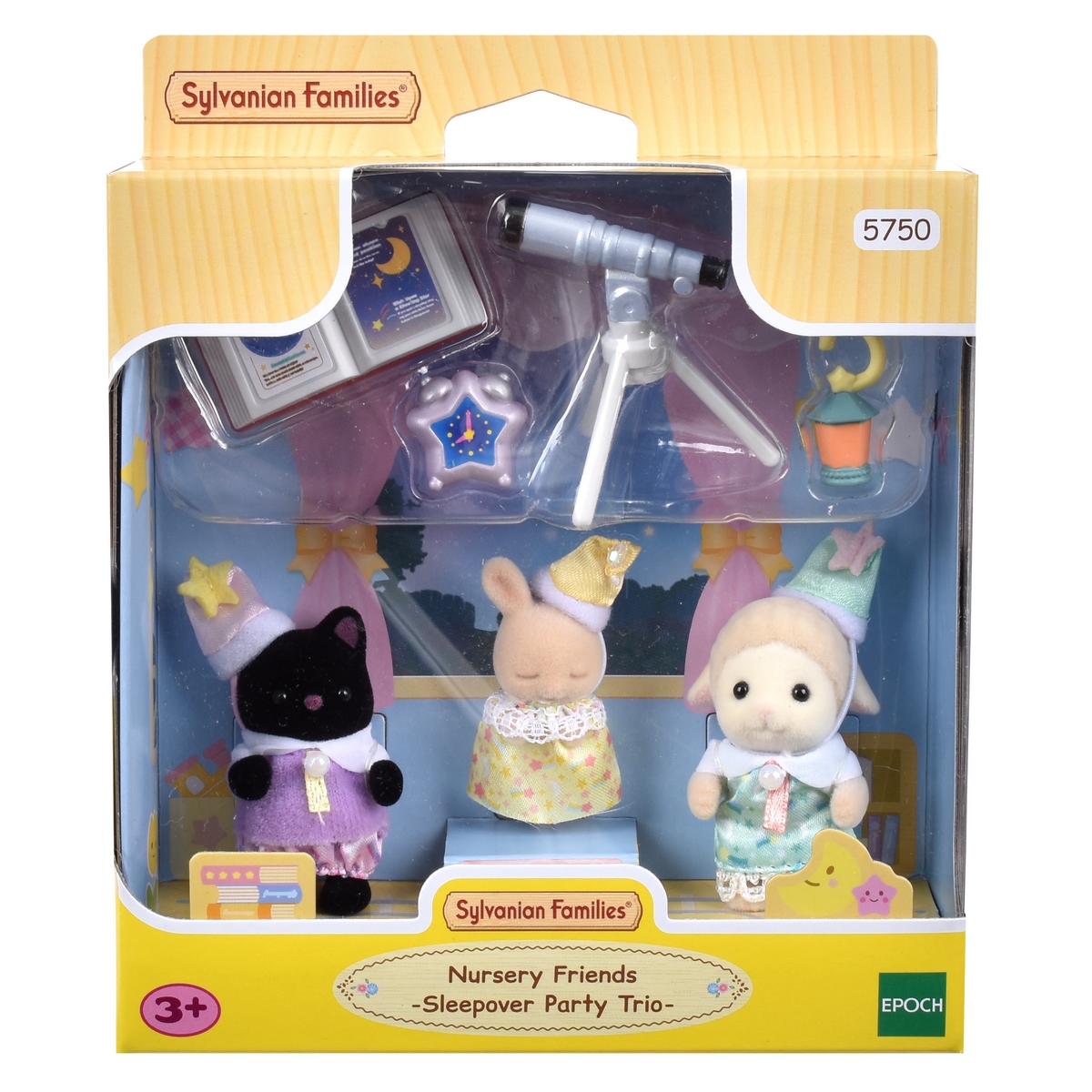 PLAYSET FIGURAS SYLVANIAN FAMILIES FIESTA DE PIJAMAS - 3