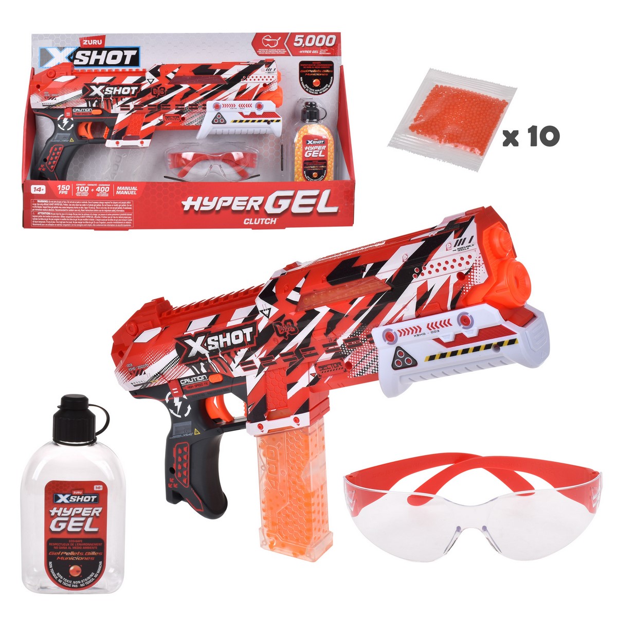 LANZADOR X-SHOT BOLITAS GEL SMALL BLASTER HIDROGEL - 3