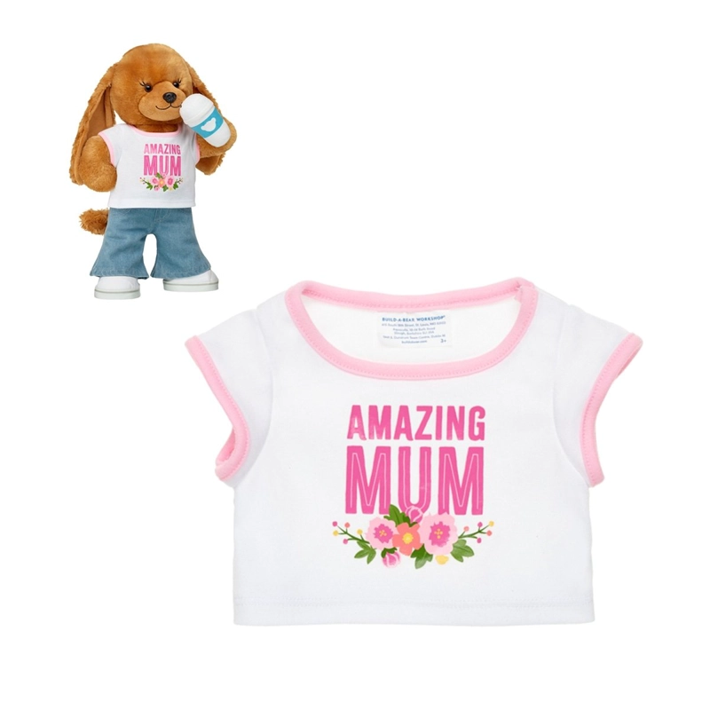 POLERA BUILD A BEAR AMAZING MUM MENSAJE AMOROSO - 2