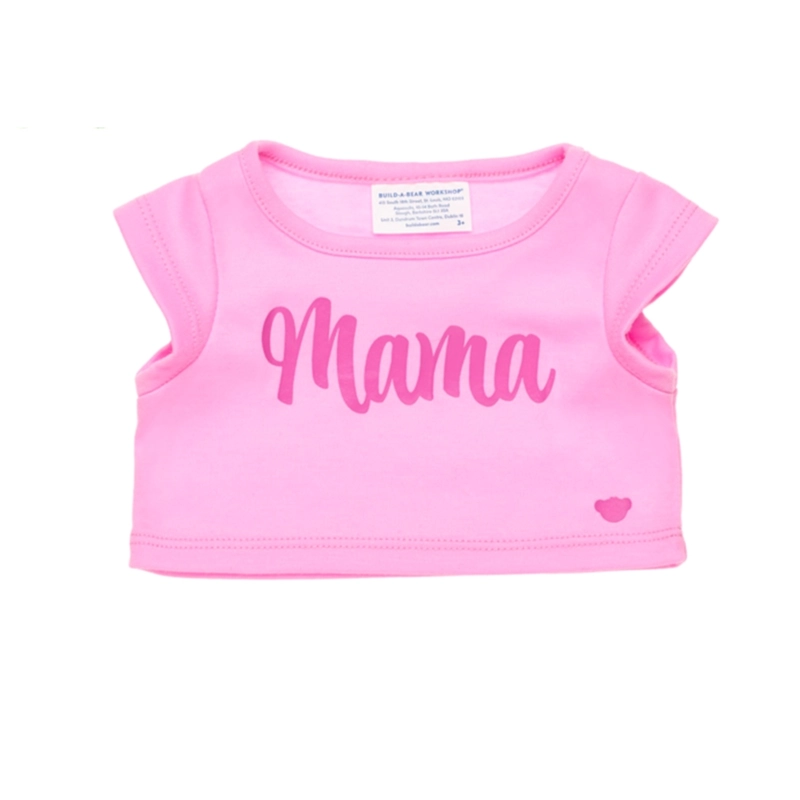 POLERA BUILD A BEAR MAMAS CLASICA ROSADA - 1