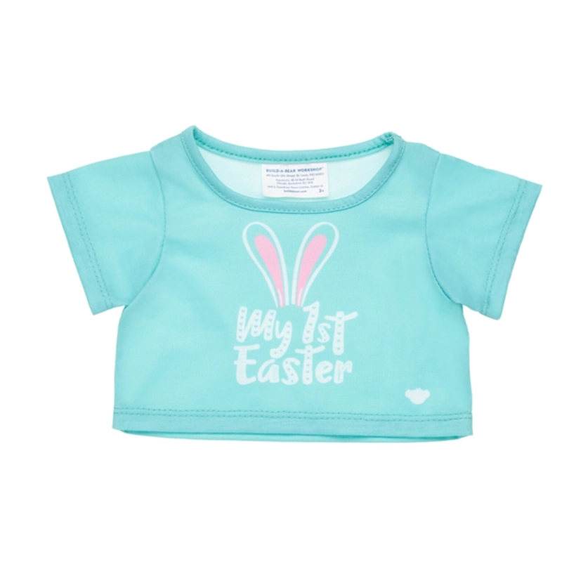 POLERA BUILD A BEAR CLASICA MY 1ST EASTER CELESTE - 1