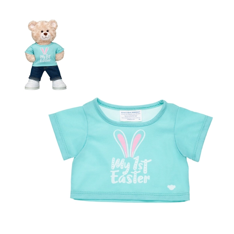 POLERA BUILD A BEAR CLASICA MY 1ST EASTER CELESTE - 4
