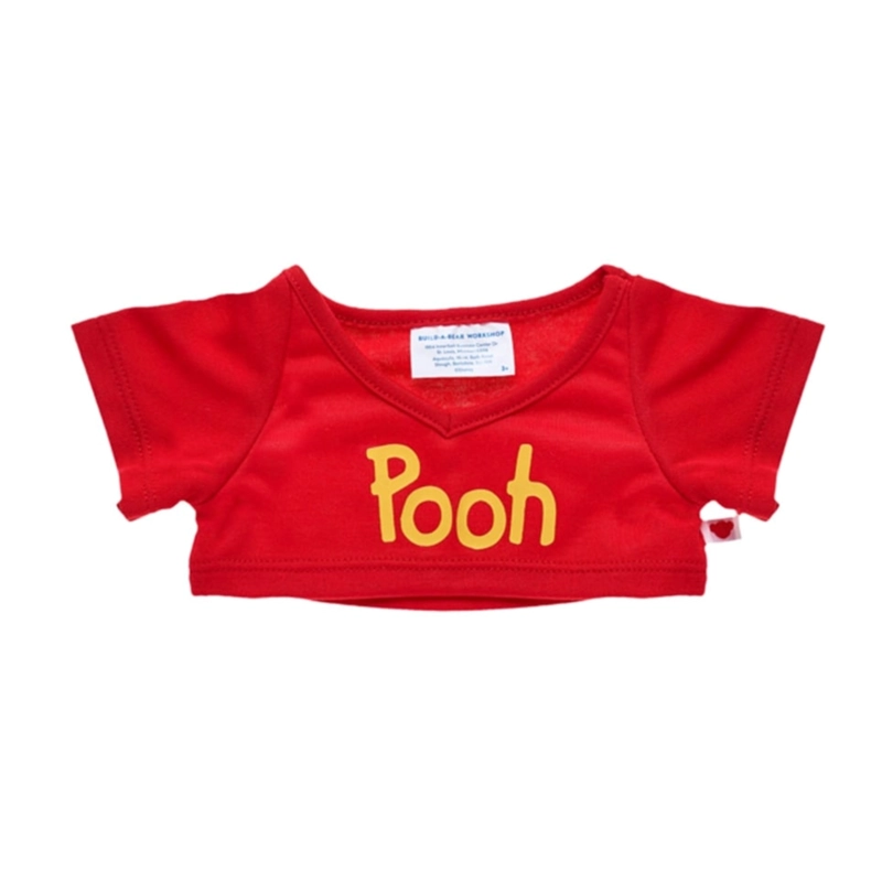 POLERA ROJA POOH DISNEY BUILD-A-BEAR - 1